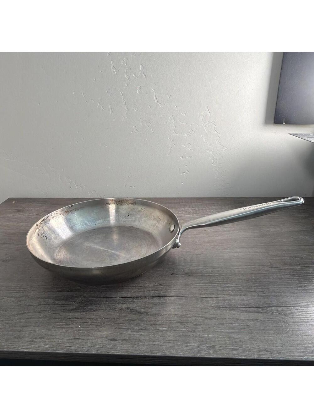 10" Kitchen Aid 5-Ply Full Cap Copper Base Induction Frying Pan Skillet 10 Inch